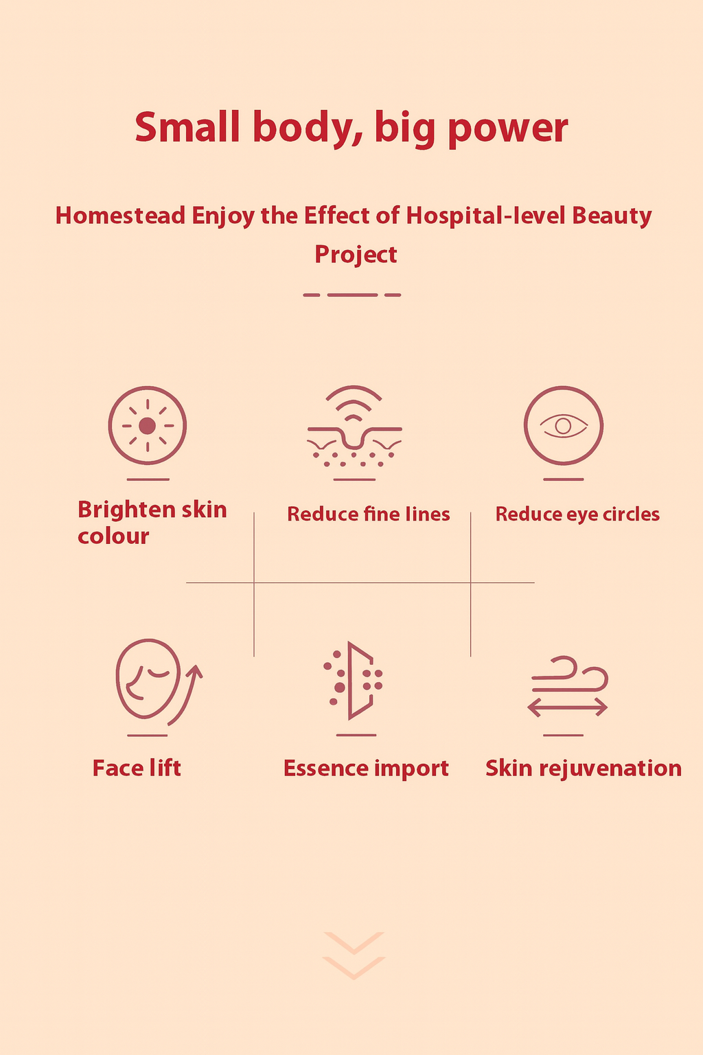 LED Res Light Therapy Facial Wand