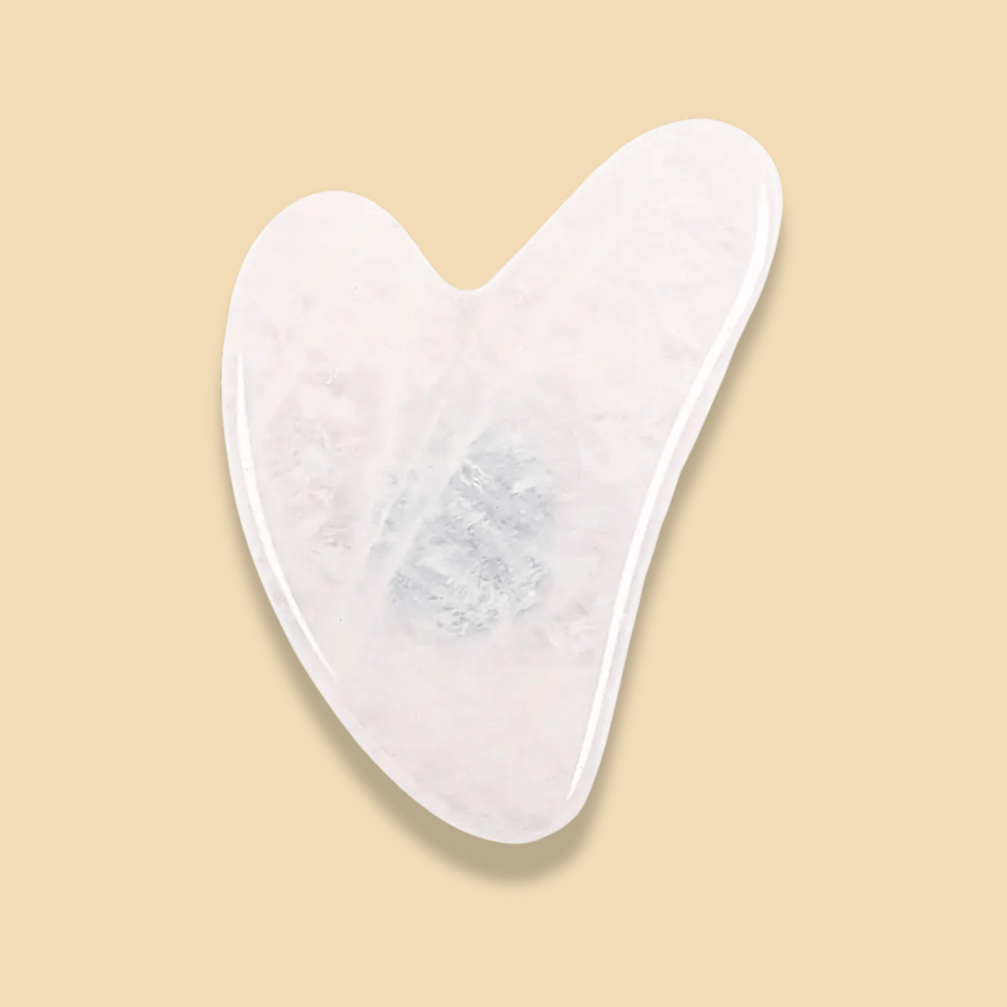 Natural Pink Crystal Guasha Board for Body Massage - KUFFYA