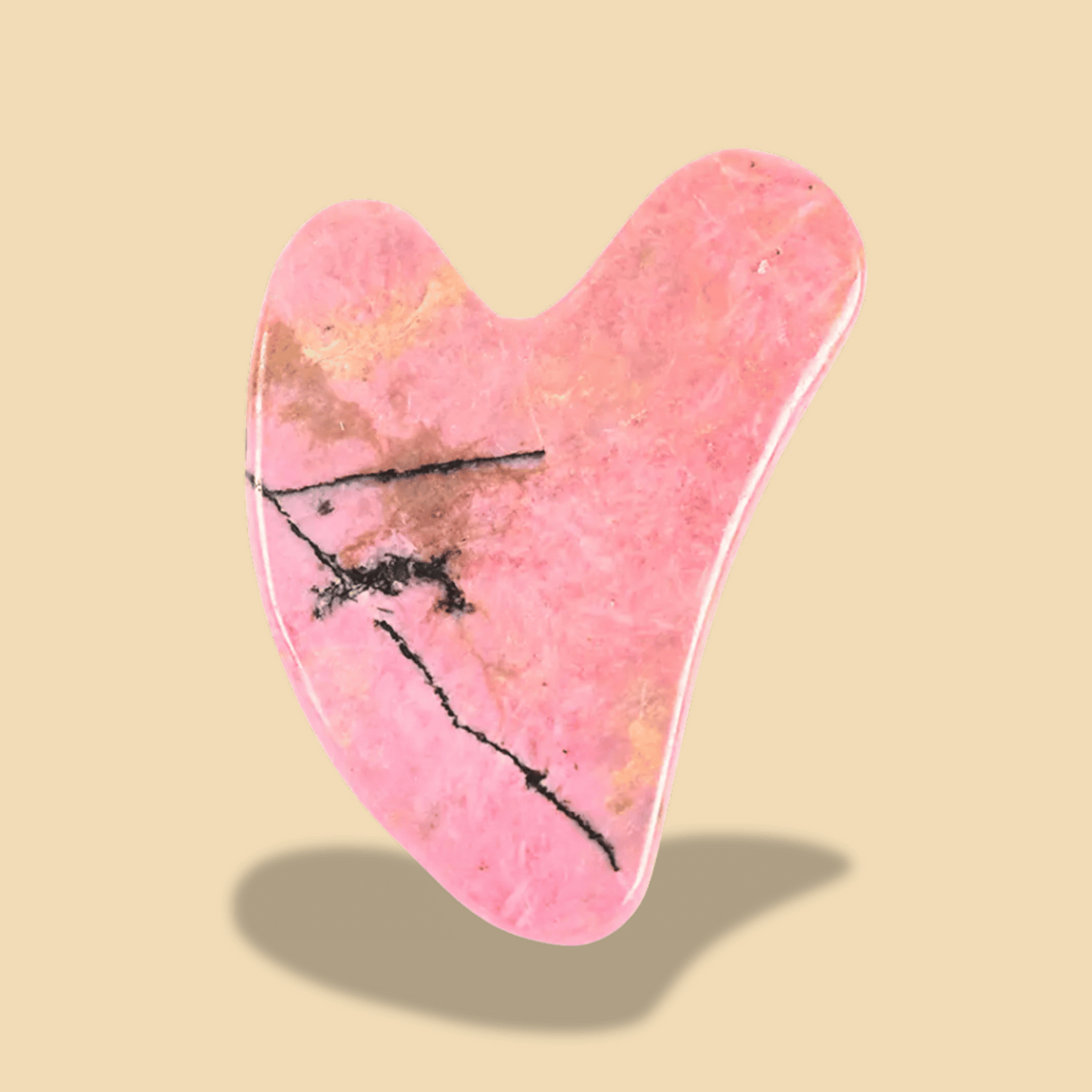 Natural Pink Crystal Guasha Board for Body Massage - KUFFYA