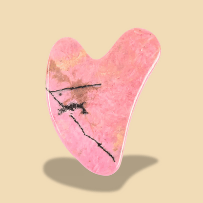 Natural Pink Crystal Guasha Board for Body Massage - KUFFYA